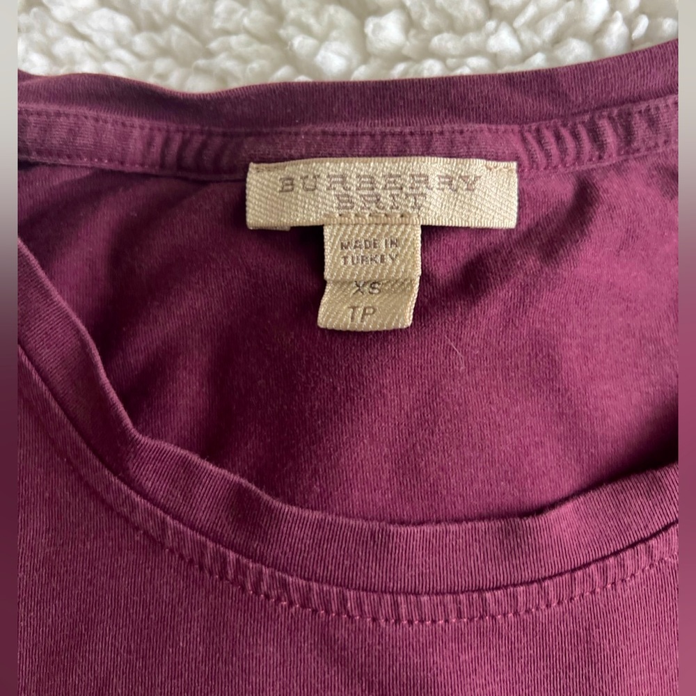 Burberry short sleeve shirt ( with option to fold sleeve)